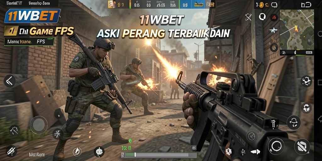 Gameplay 11WBET menampilkan aksi pertempuran yang mendebarkan dan realistis.