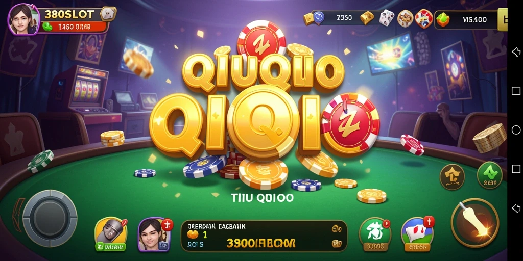 Screenshot menunjukkan aksi seru dalam gameplay QiuQiu di 380SLOT.