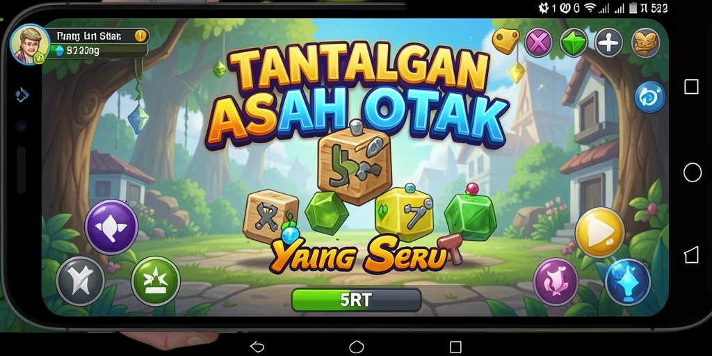 Screenshot gameplay 5RT menunjukkan tantangan puzzle yang menarik.