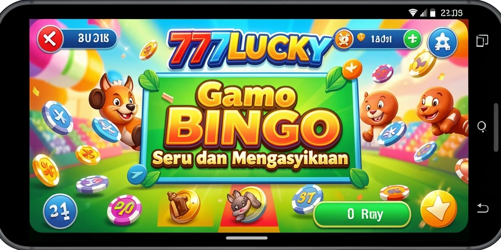 Gameplay seru Bingo dalam 777LUCKY dengan tampilan menawan.