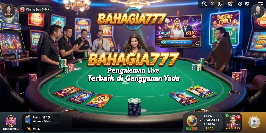 Tampilan gameplay Live Casino yang menegangkan dan interaktif.
