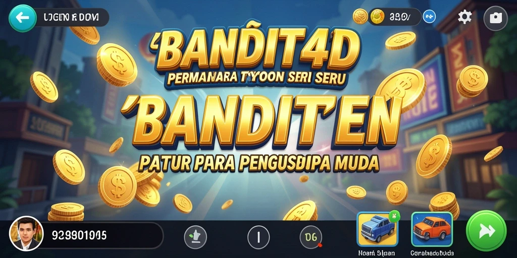 Tampilan gameplay BANDIT4D dengan elemen Tycoon yang menarik.