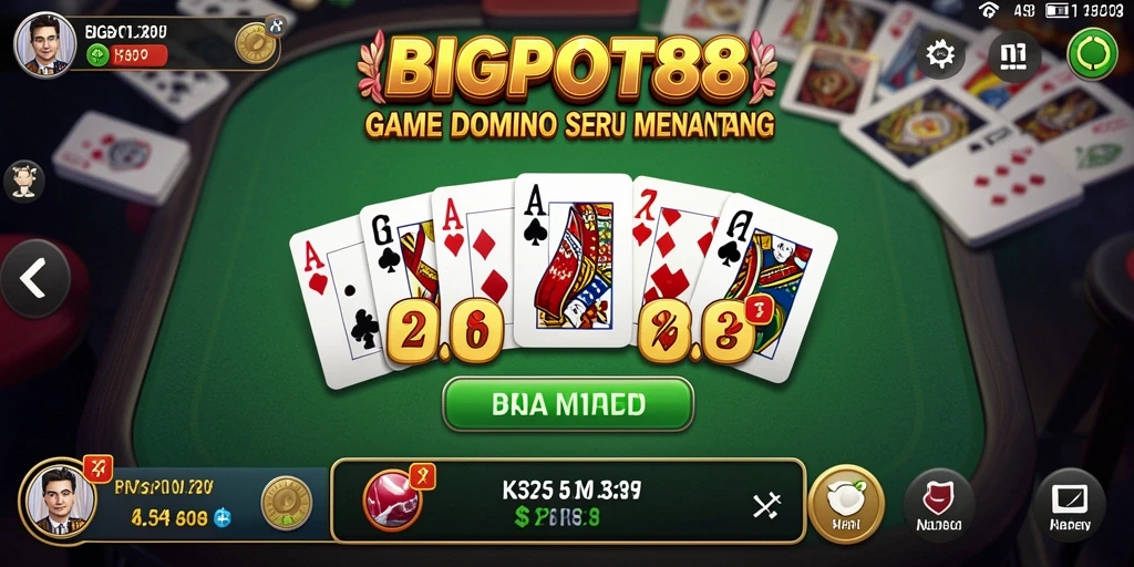 Screenshot gameplay seru dan kompetitif dari BIGPOT88.