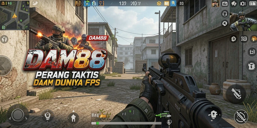 Screenshot gameplay <strong>DAM88</strong> menampilkan pertempuran yang mendebarkan dan intens.