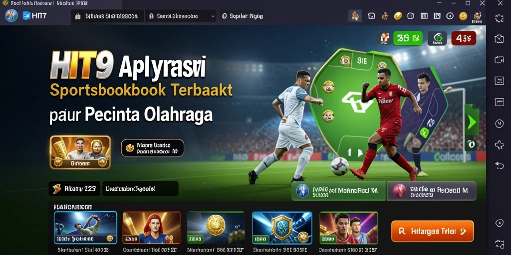 Tampilan gameplay HIT9 menampilkan antarmuka taruhan yang modern dan interaktif.