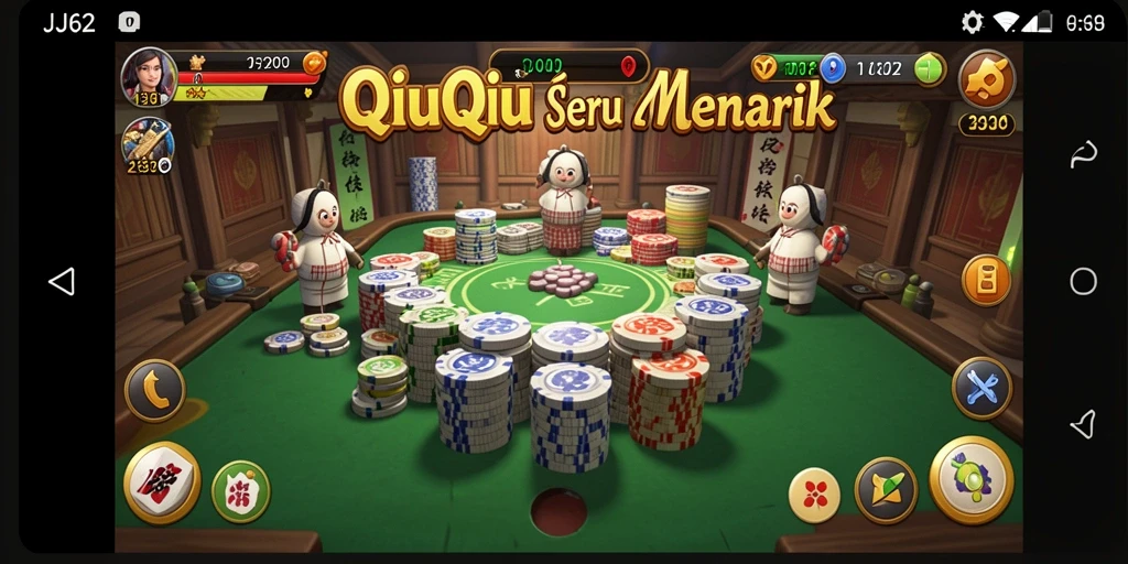 Screenshot JJ62 menampilkan gameplay seru QiuQiu yang menantang.