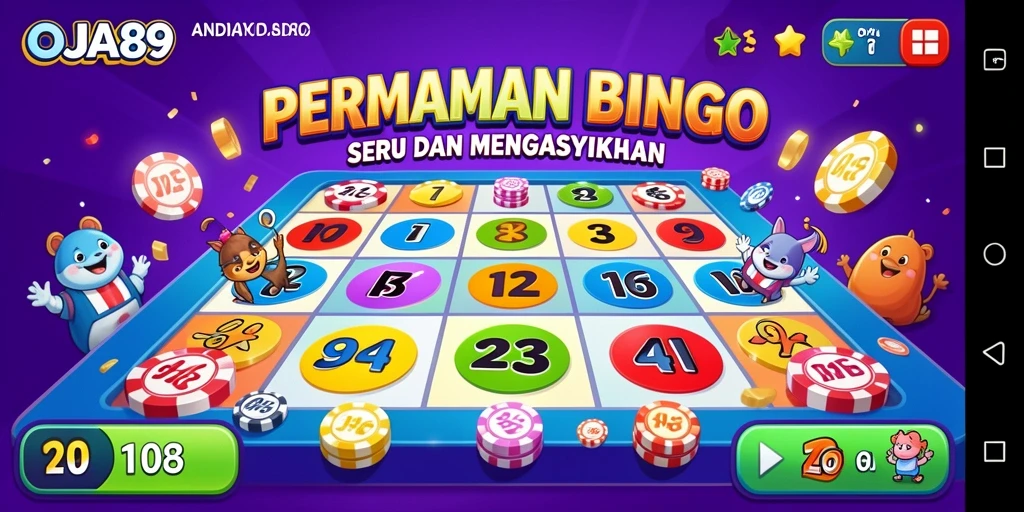 Tampilan screenshot permainan Bingo OJA89 yang menarik dan penuh warna.