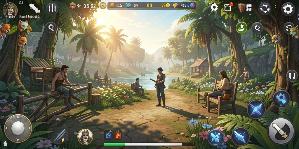 Screenshot gameplay <strong>REMI62</strong> menampilkan petualangan seru dalam dunia terbuka.