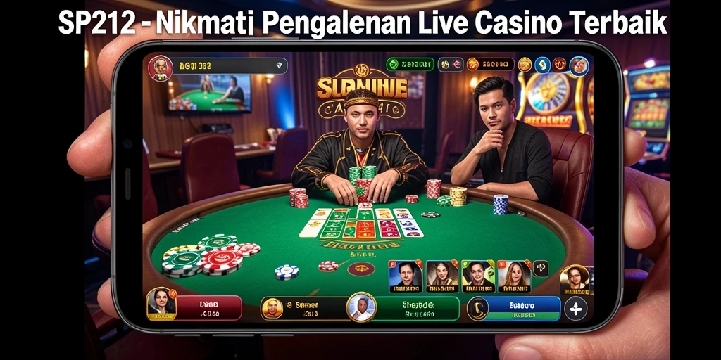 Tampilan menarik dari gameplay Live Casino di SP212.