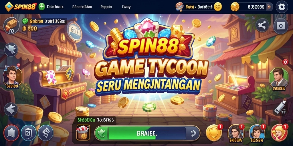 Tampilan gameplay SPIN88 yang mengasyikkan dan penuh strategi Tycoon.